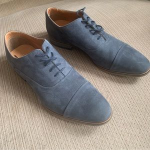 Luca Ferri blue suede dress shoes. 7